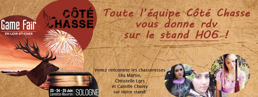 Côté Chasse participe au Game Fair 2017