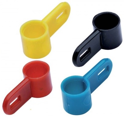 Bague attache canard plastique avec vis x5
