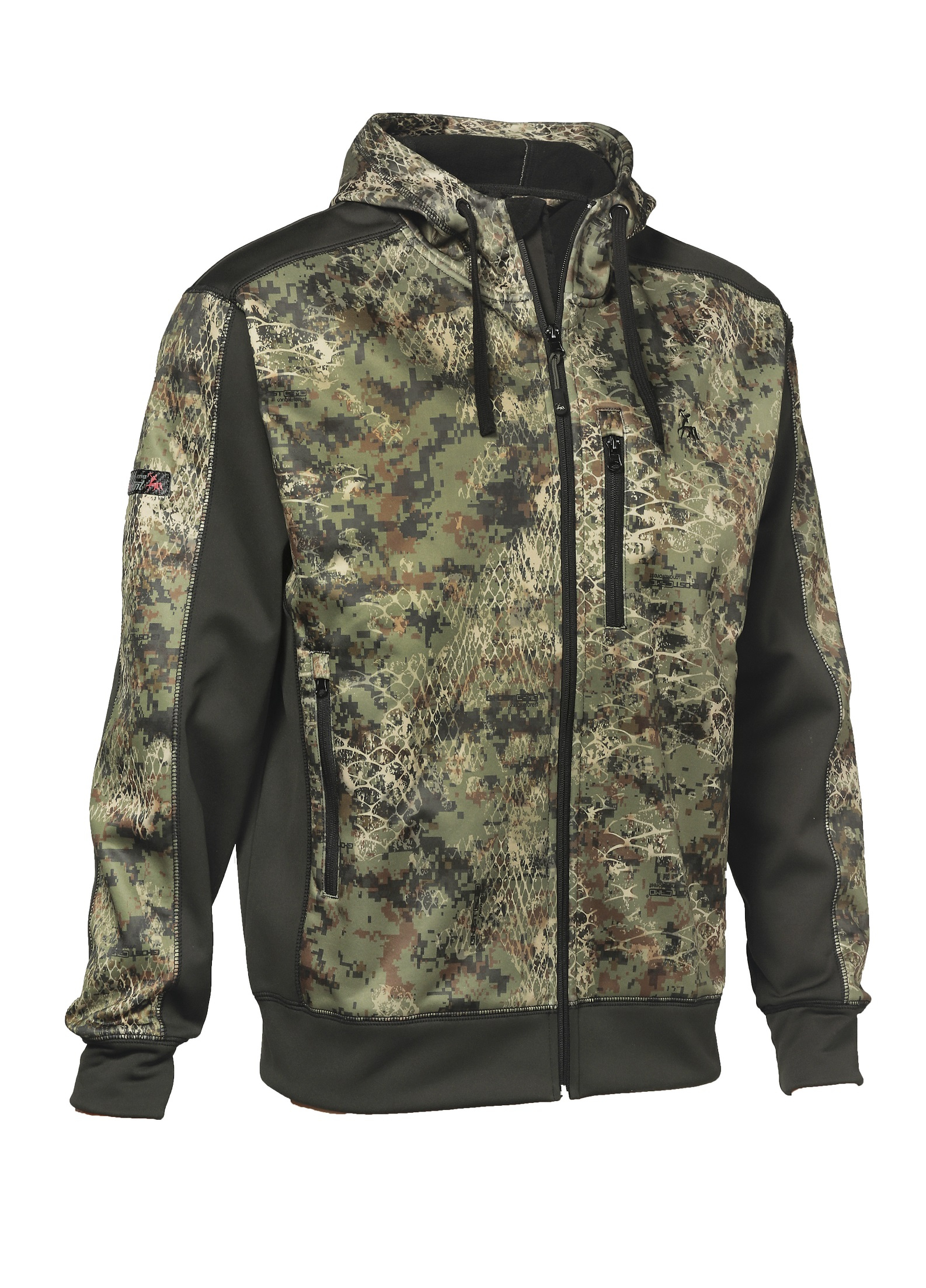 Blouson de chasse zipp Wolf GhostCamo SnakeForest Pro Hunt 9913
