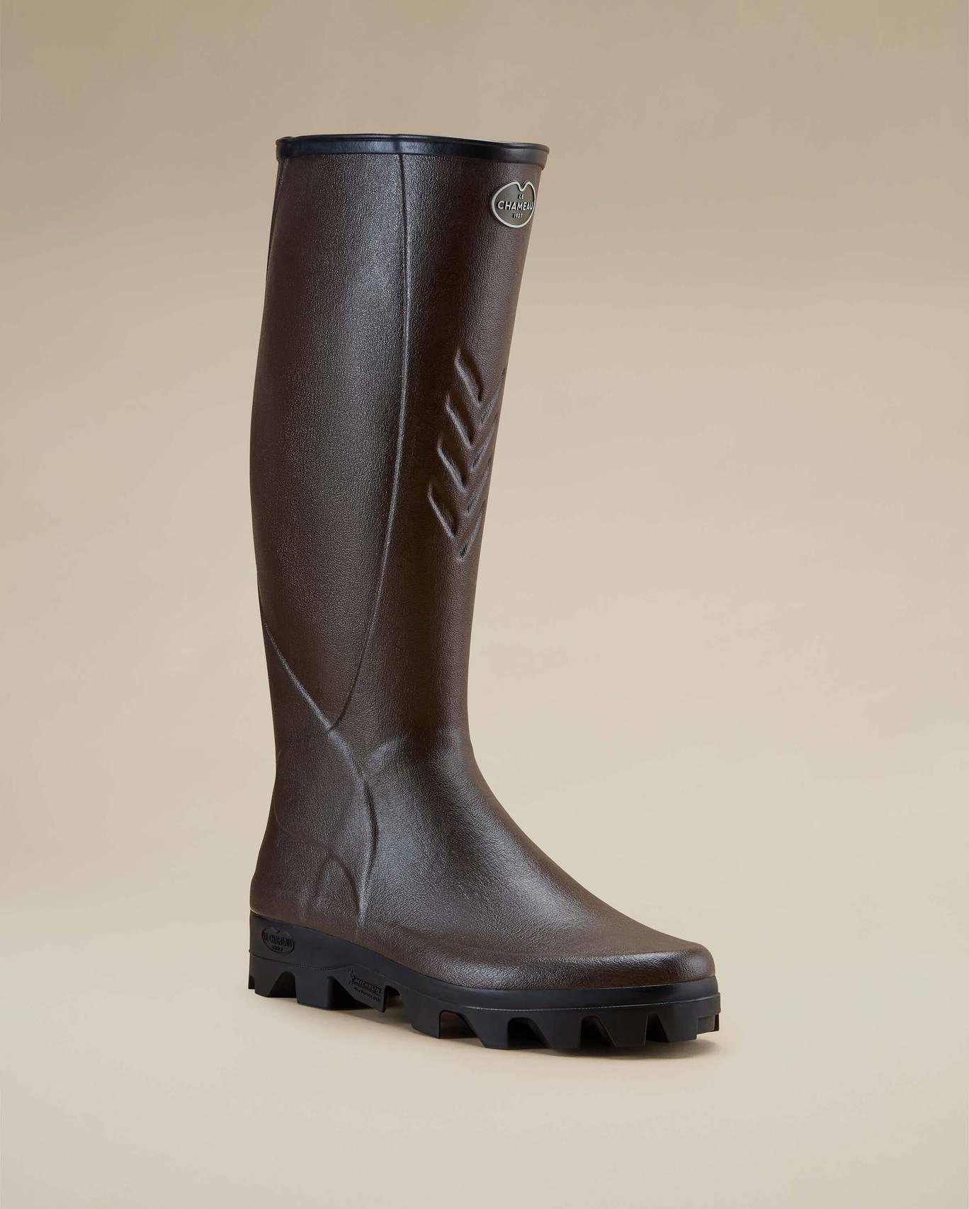 Bottes De Chasse Browning Tall Hunter, 17 Pouces, Cuir Marron Camouflage, Homme Pointure 9.5