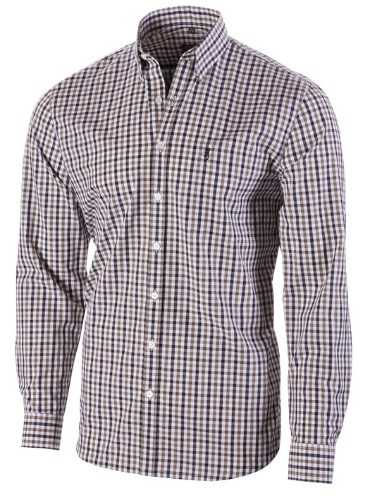 Chemise De Pêche Mossy Oak – Manches Courtes, Camouflage Marron, Taille L Homme, Neuve Avec Étiquette