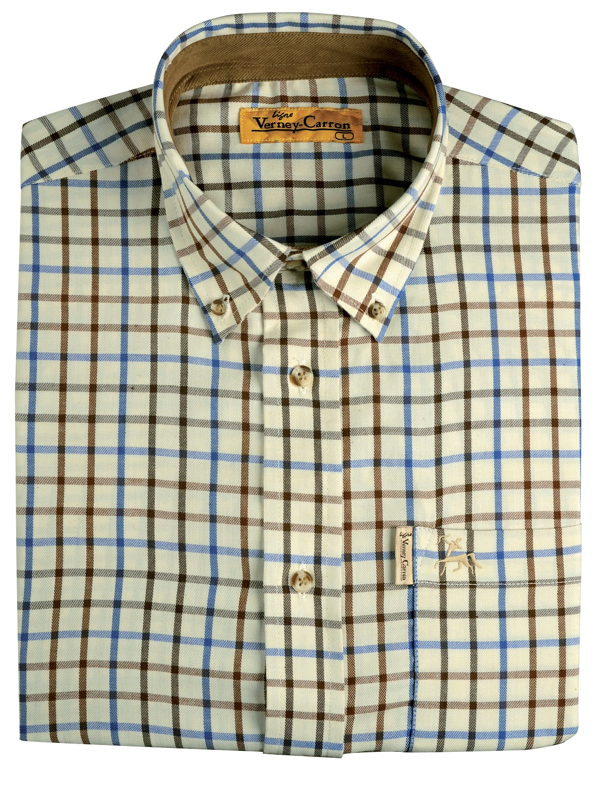 Chemise carreaux homme Villemy Verney Carron 9972