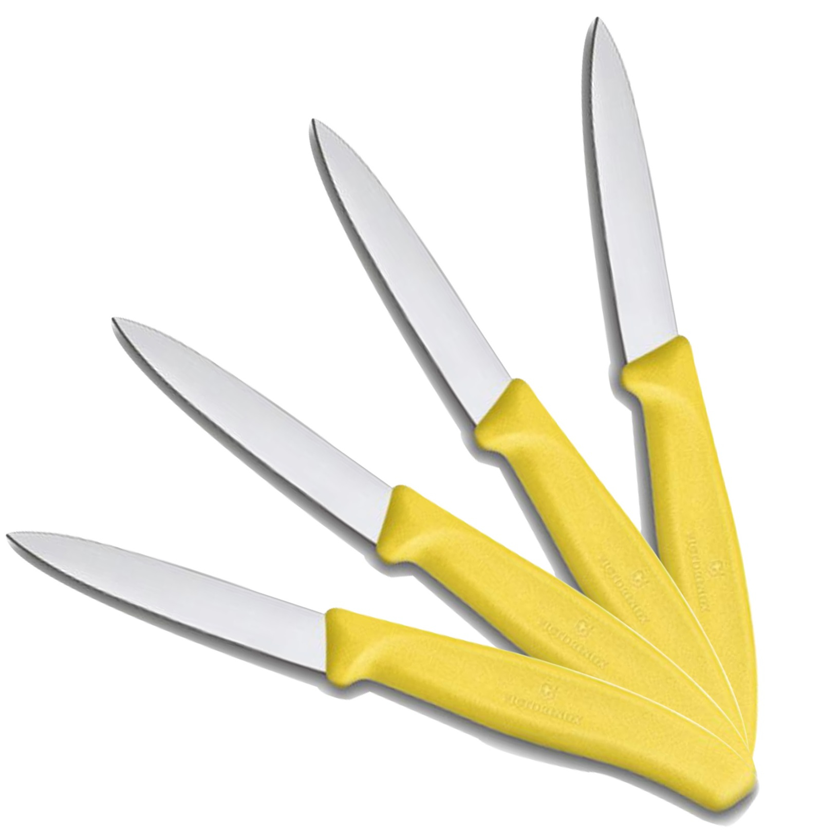 Pack 4 couteaux de table jaune VICTORINOX - 14209