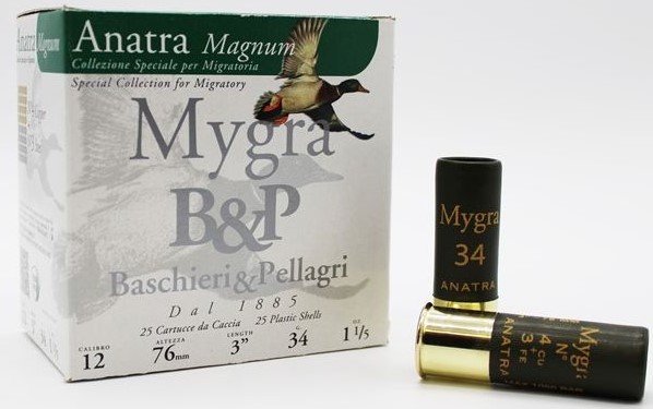 Cartouches Mygra ANATRA 34gr cal 12 B&P - 26065