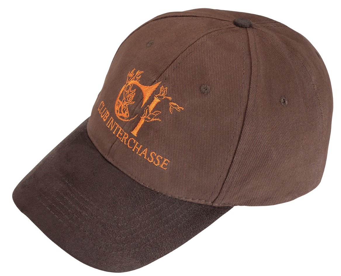 Casquette Browning Homme - Marron, Logo Gris, Réglable, Maille, Pour Chasse Et Outdoor