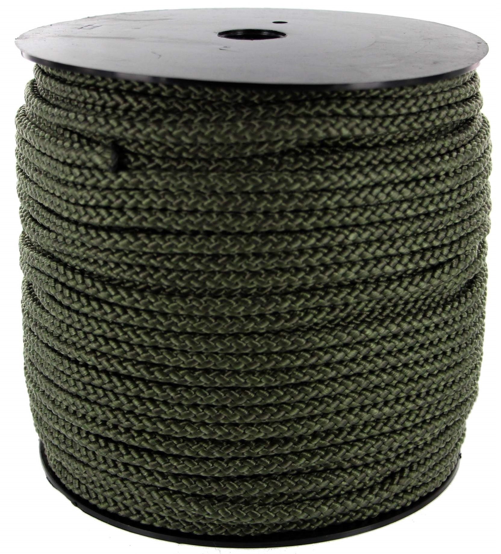 Corde Tressée En Coton Vert Sauge - 5 Mètres, Diamètre 6 Mm, Parfaite Pour DIY Et Déco