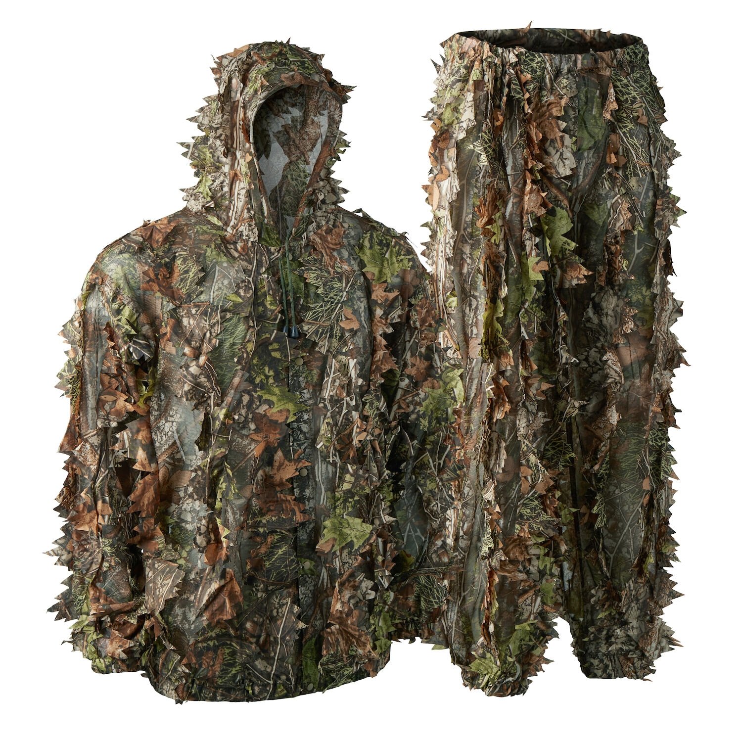 Ensemble Ghillie Camouflage Feuille 3D Taille UNIQUE - Surplus Hector