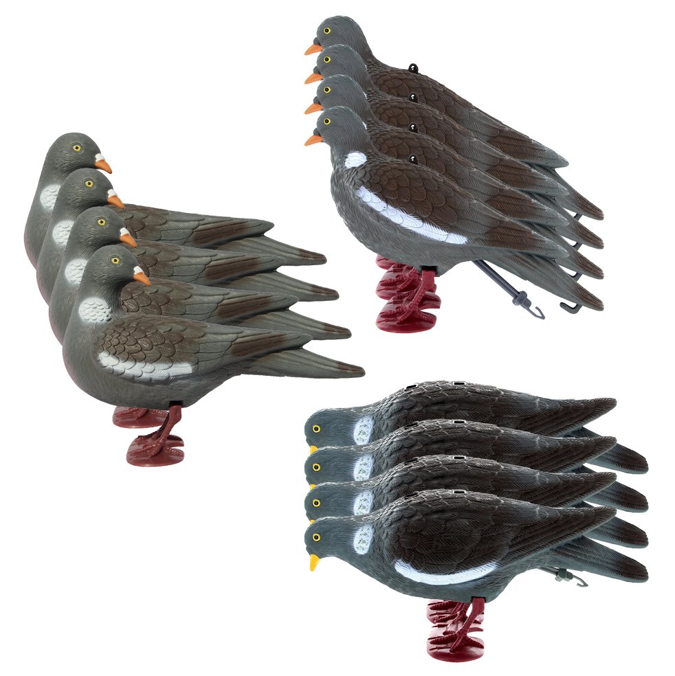 Lot de 20 Pigeons ramier en coquille léger