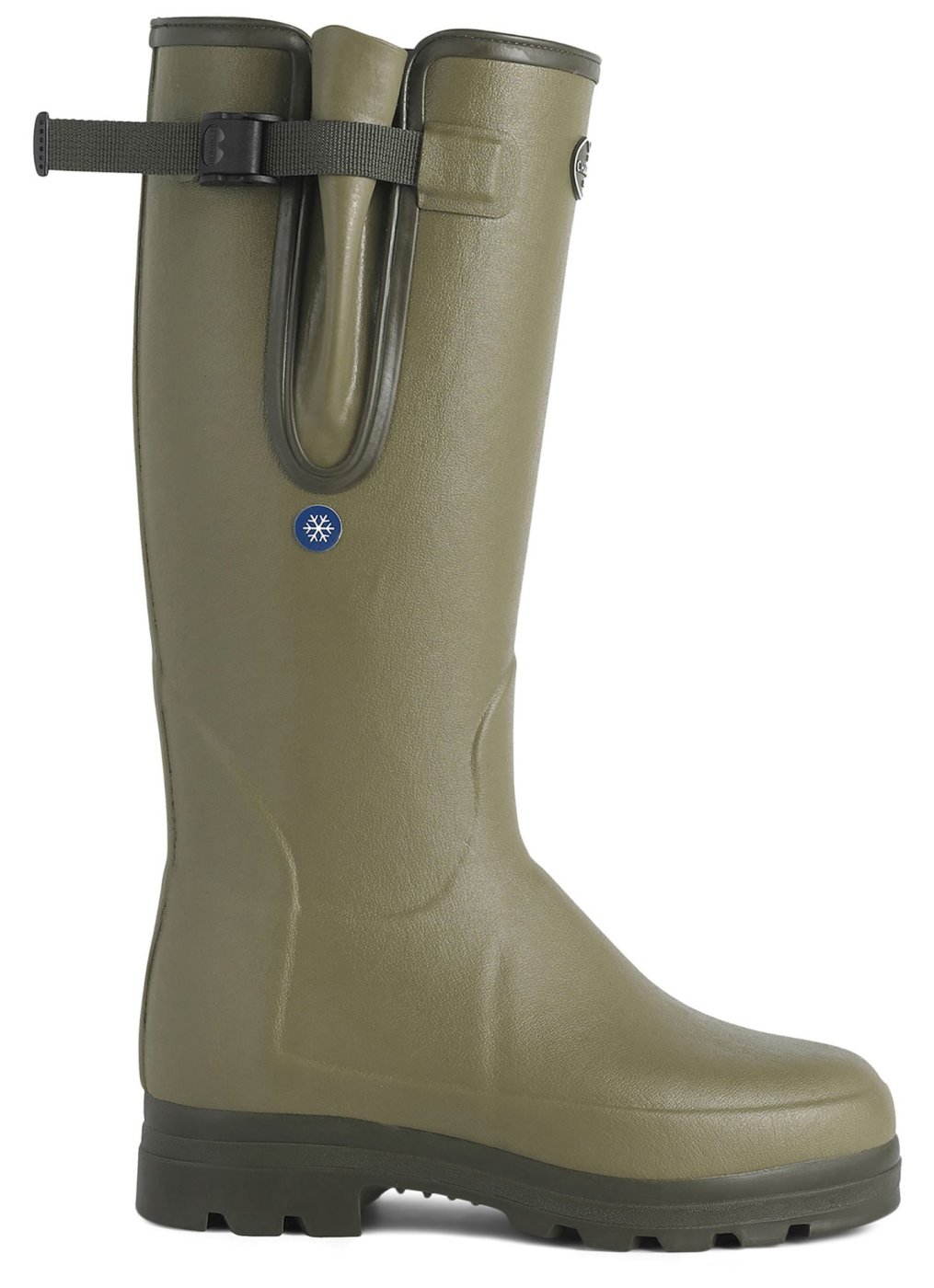 Bottes femme le chameau vierzonord doublées néoprène - kaki foncé