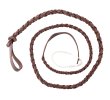 Ancien String Tressé Fouet De Chasse équestre - 44 Pouces - Vintage