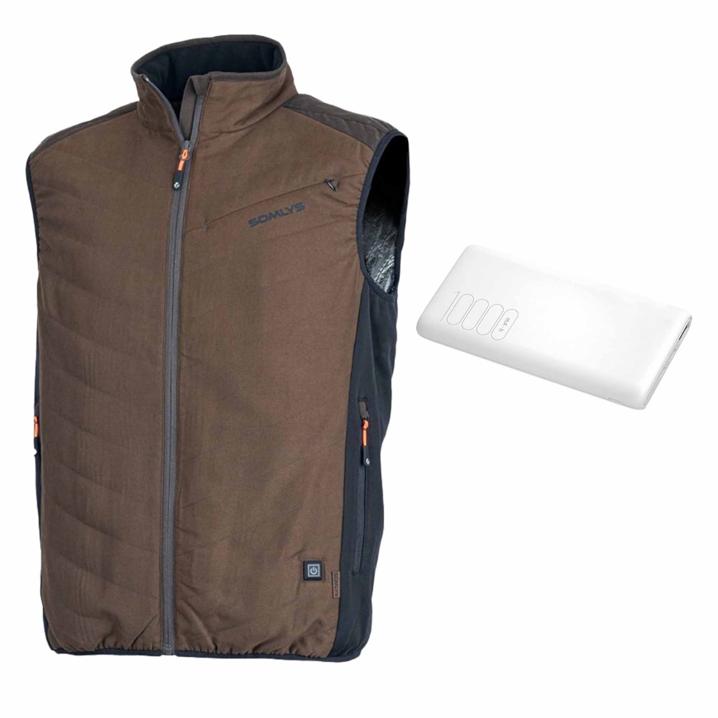Gilet Chauffant Taille L Avec Batterie Et Chargeur - Noir - Homme - Neuf Avec étiquette