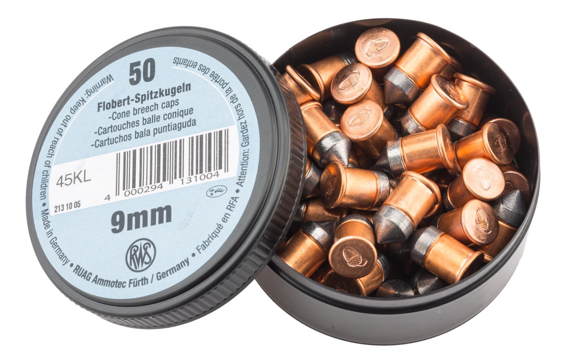 Cartouche Petit Calibre 9mm Flobert Balle Conique RWS 5772 cartouche-petit-calibre-9mm-flobert-balle-conique-rws-5772