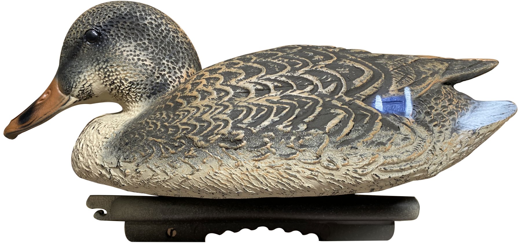 Panneau en étain type de canard - Décoration murale de chasse aux