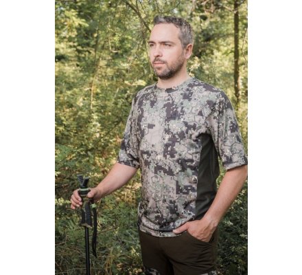 Tee-shirt manches courtes Spandex camo digital SOMLYS