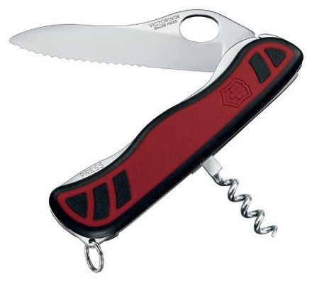 Couteau Suisse Victorinox Alpineer One Hand Bi-matière Rouge