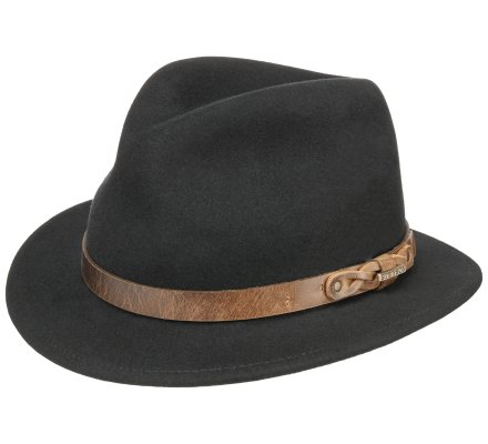 Chapeau Traveller VitaFelt Feutre de laine Noir STETSON