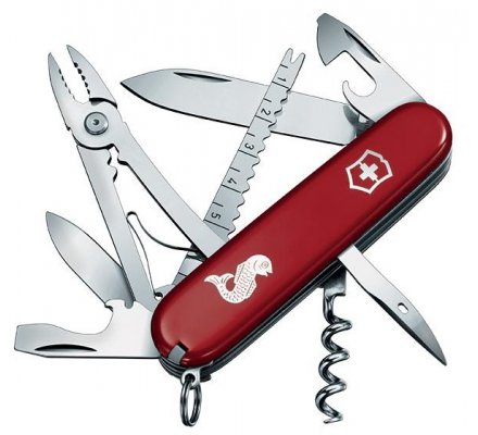 Couteau Angler rouge poisson VICTORINOX 