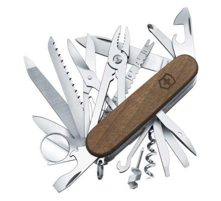 Couteau Suisse Victorinox Swisschamp Noyer 