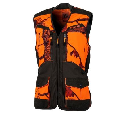 Gilet de chasse Newtek camo orange SOMLYS