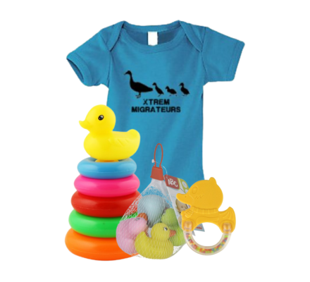 Pack naissance petit caneton bleu bébé XTREM MIGRATEURS