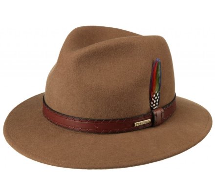 Chapeau Traveller Woolfelt Marron STETSON