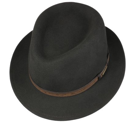 Chapeau Traveller VitaFelt marron/noir STETSON