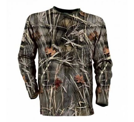 Tee-shirt manches longues camouflage Percussion
