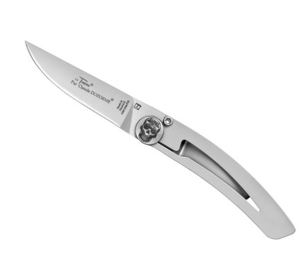 Couteau Le Thiers Dozorme Liner Lock Tête de mort 