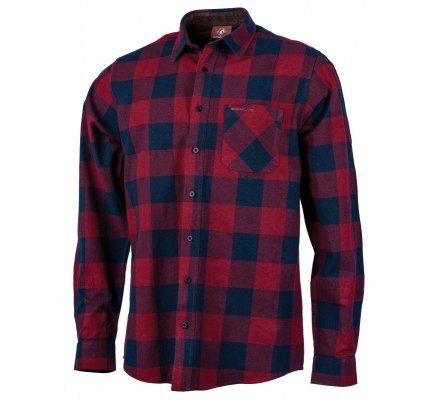 Chemise en coton rouge SOMLYS