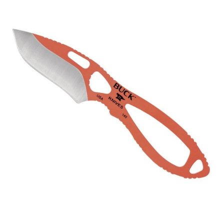Couteau Plat BUCK PAKLITE-SKINNER ORANGE