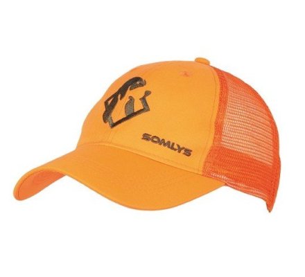 Casquette maille orange SOMLYS