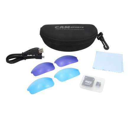 Lunettes caméra CAMSPORTS Coach blanche