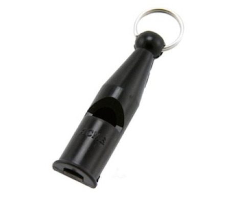 Petit sifflet de dressage noir pour chien ACME