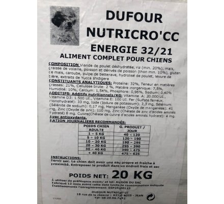 Croquette chiot et chienne allaitante 32/21 Nutricrocc 