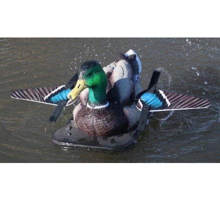 Appelant colvert flottant à ailes tournantes HD Lucky Splasher LUCKY DUCK