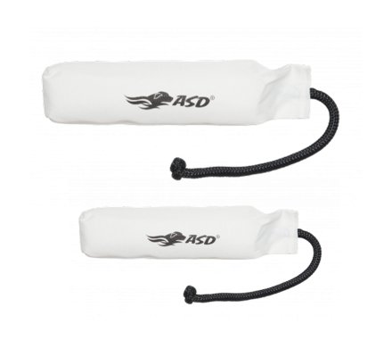 Pack de deux apportables blancs canvas bumper pour chien 