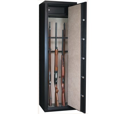 Armoire 16 armes dont 8 avec lunette et coffre intérieur INFAC SAFE