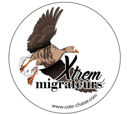 Autocollant oie rieuse XTREM MIGRATEURS