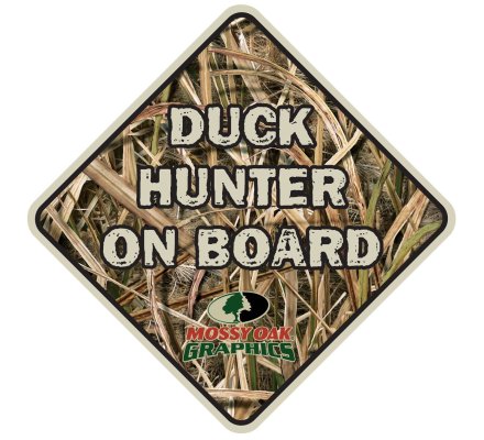 Autocollant chasse Duck hunter on board