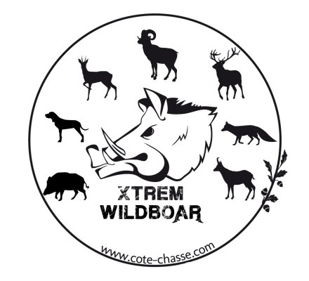 Autocollant espèces gibiers XTREM WILDBOAR