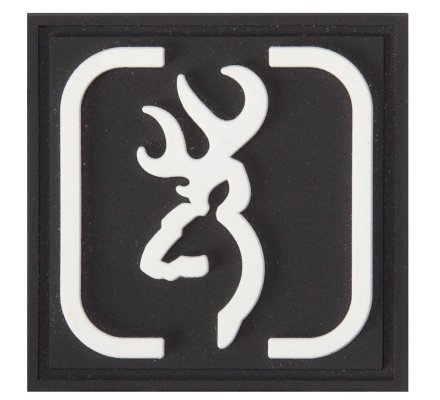 Badge BROWNING noir et blanc 