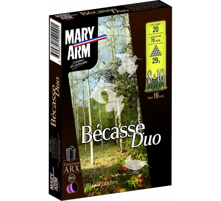 Cartouche Bécasse Duo 29 cal 20 Mary Arm