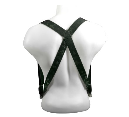 Bretelles harnais BICLIP kaki chasse 