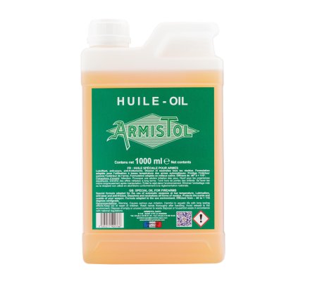 Bidon d'huile 1L entretien armes ARMISTOL