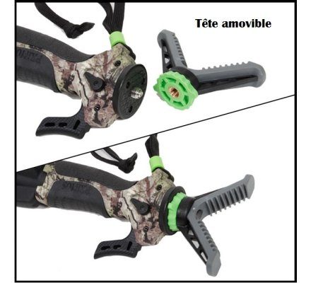 Bi-Pod Primos Trigger Stick™ hauteur de 61 à 155 cm