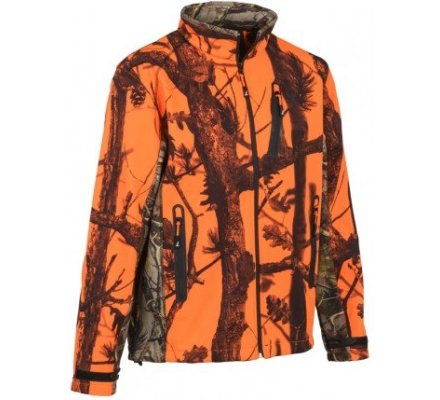 Veste softshell orange GhostCamo B&B PERCUSSION