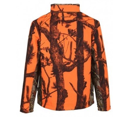 Veste softshell orange GhostCamo B&B PERCUSSION