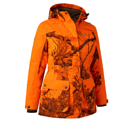 Blouson de chasse hiver Eagle femme orange camo realtree Deerhunter