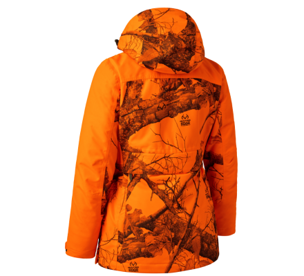 Blouson de chasse hiver Eagle femme orange camo realtree Deerhunter