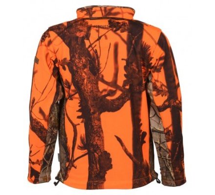 Blouson softshell enfant orange GhostCamo PERCUSSION
